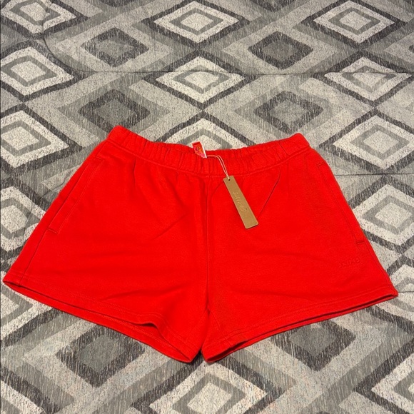 NWT SKIMS COTTON FLEECE CLASSIC SHORT - Size S | Ruby - Picture 6 of 6